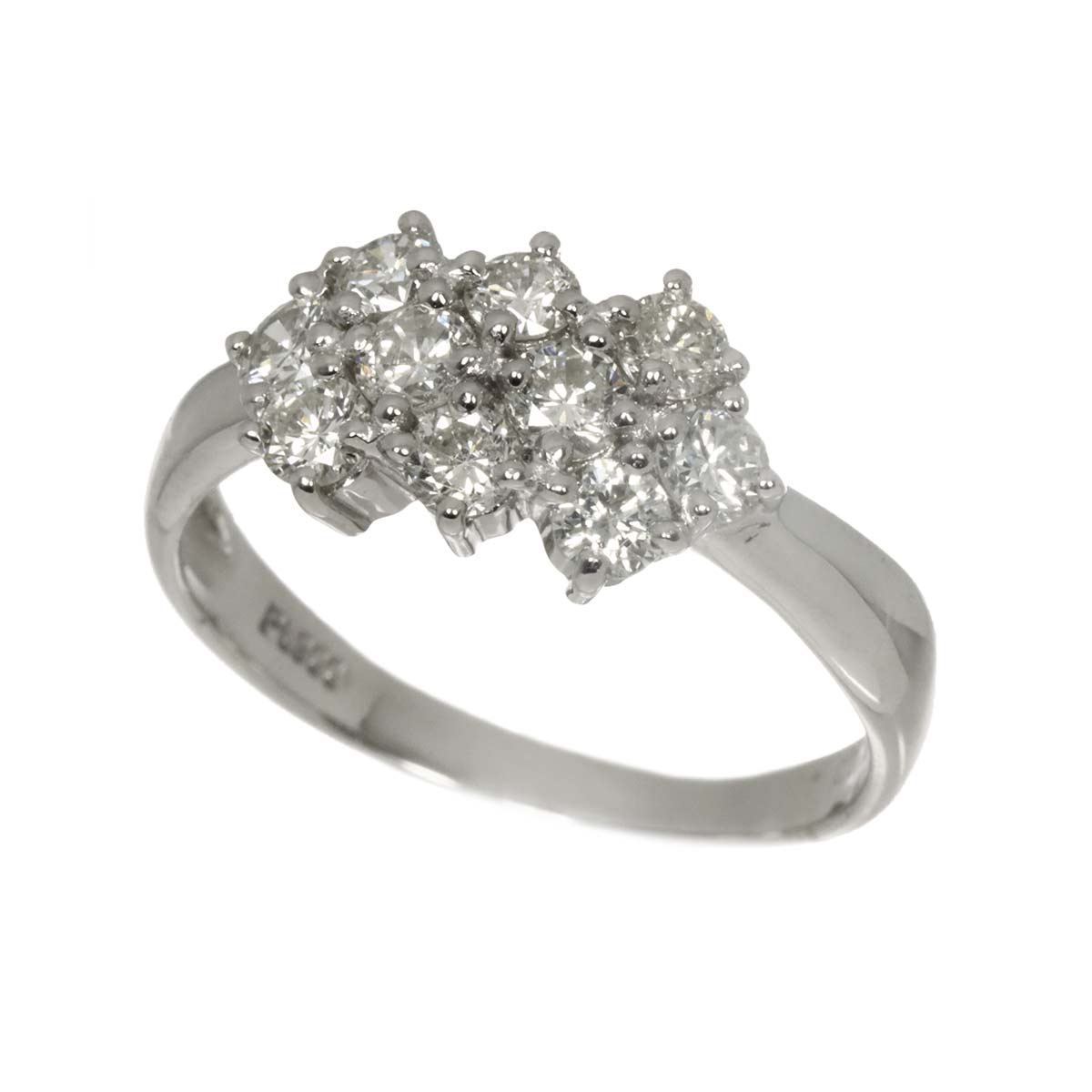 Diamond 1.03ct Ring Pt Platinum size7.5(US)
