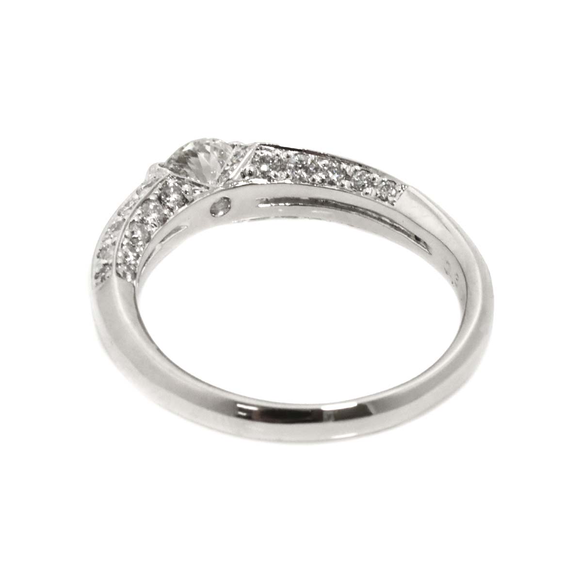 Diamond 0.343ct H/VVS2/VG 0.46ct Ring Pt Platinum size5.5-5.75(US)