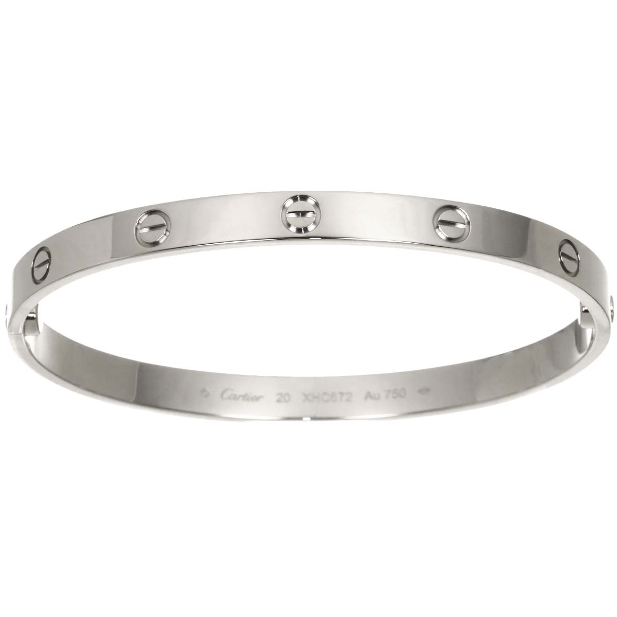 Love Bracelet Bangle 18K WG 750 Size20