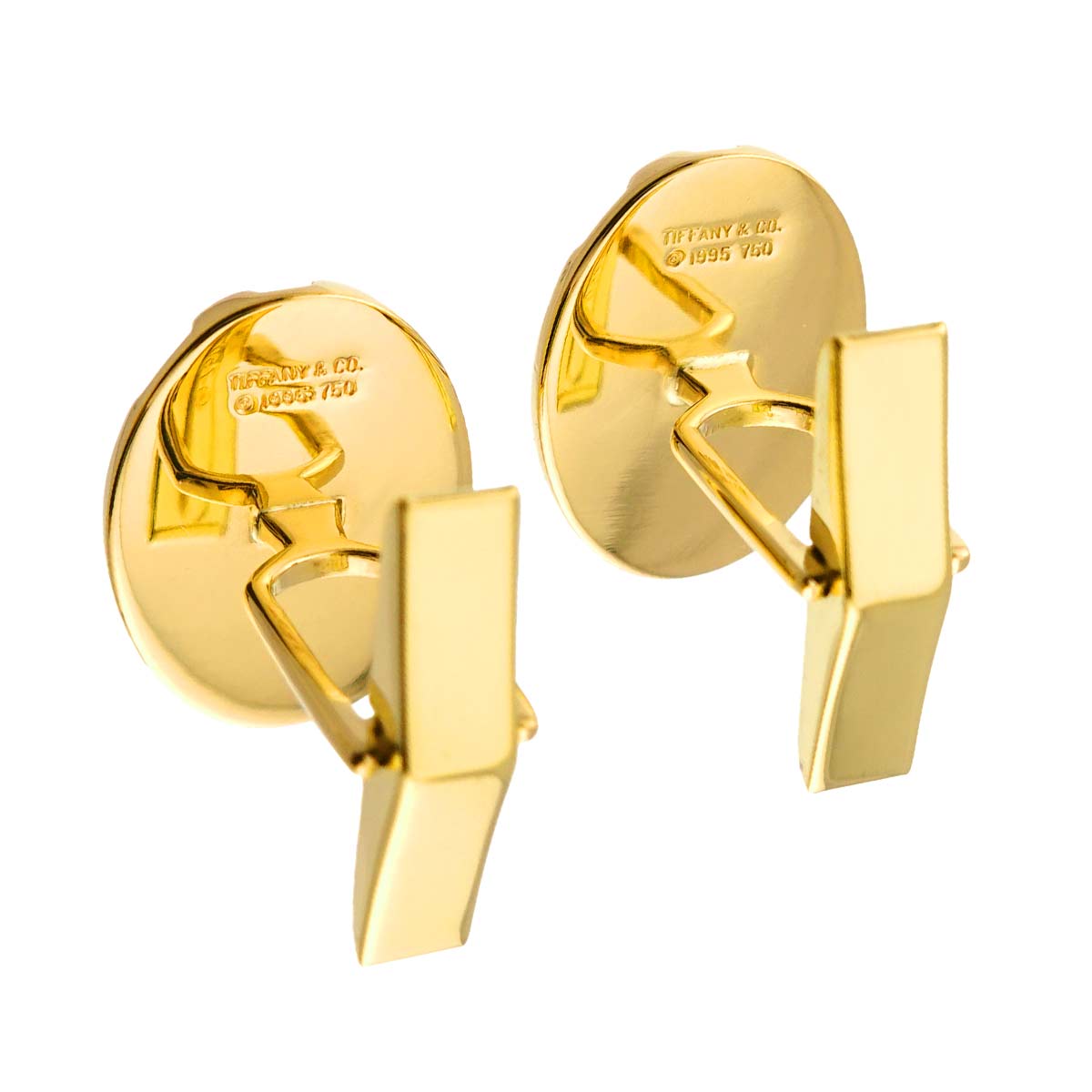 Cuff links 18K Yellow Gold 750