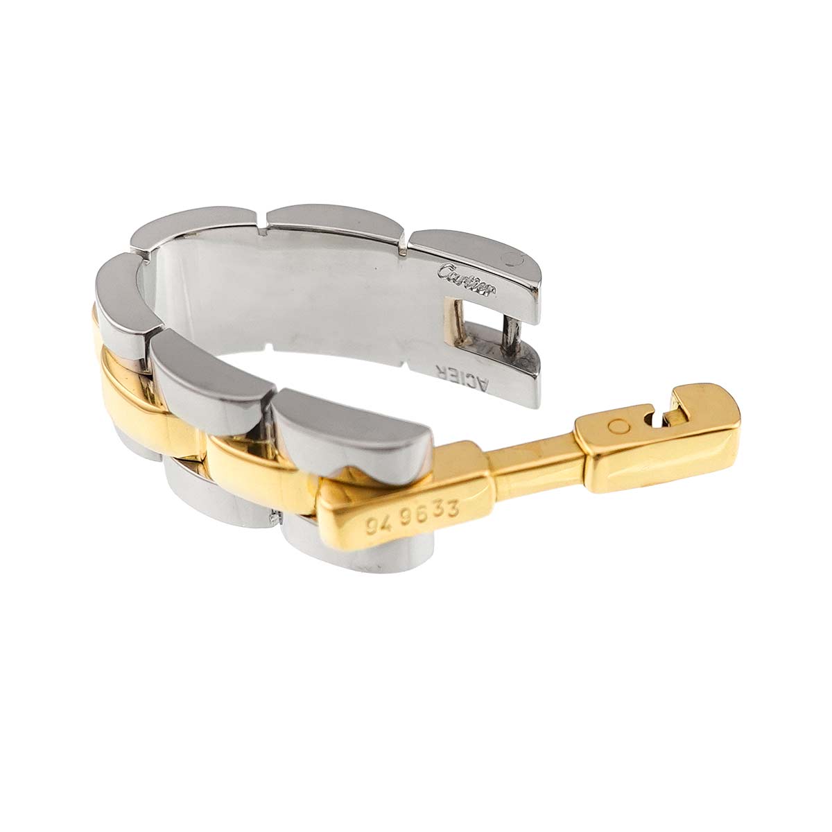 Panthere Cufflinks 18K YG 750 SS