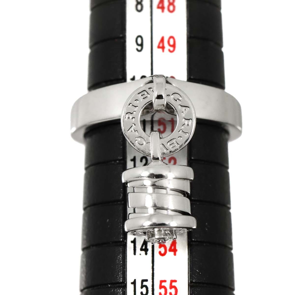 B-ZERO1 Element Diamond Ring 18K WG 750 size5.25-5.5(US)