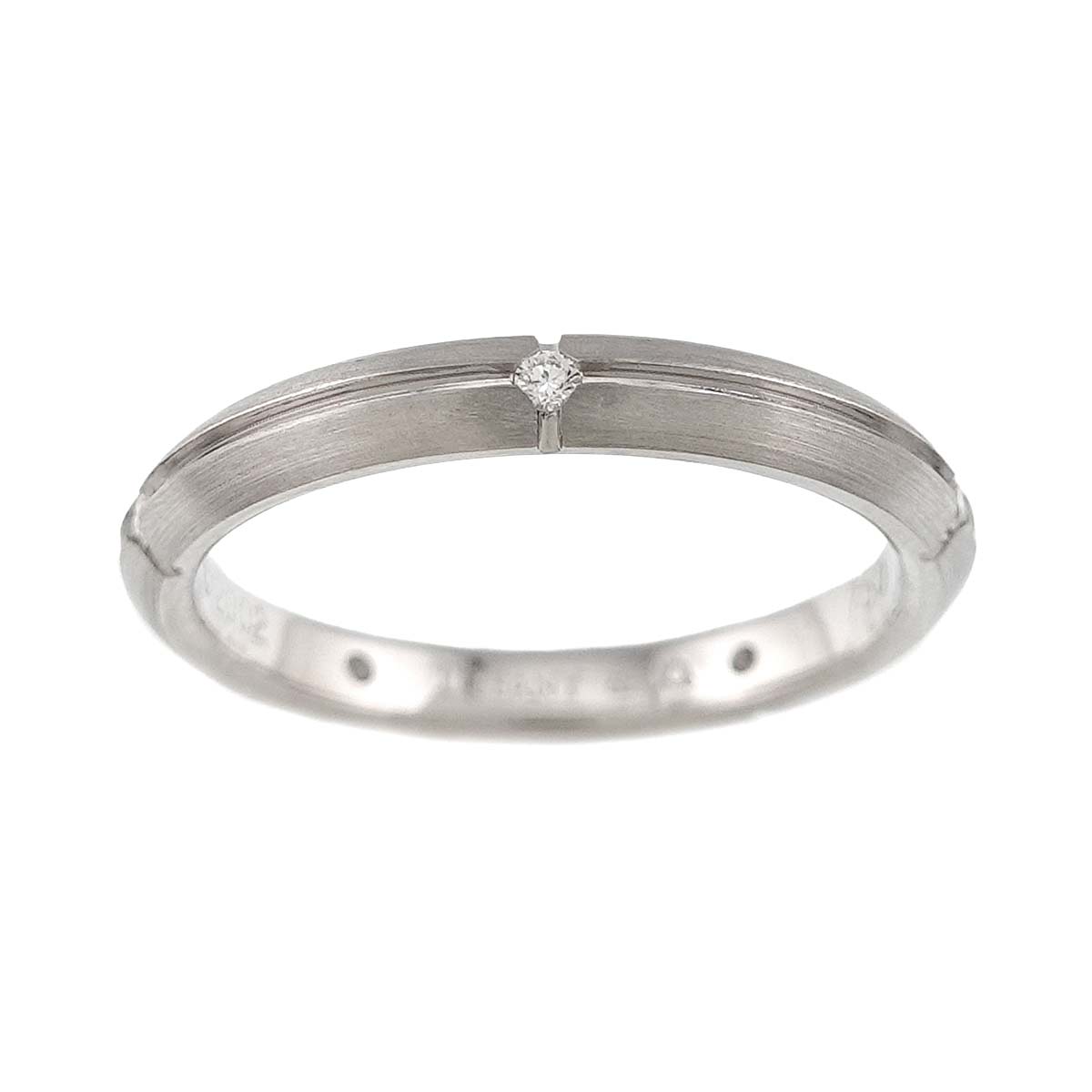Streamerica Diamond Ring 18K White Gold Size4.75-5(US)