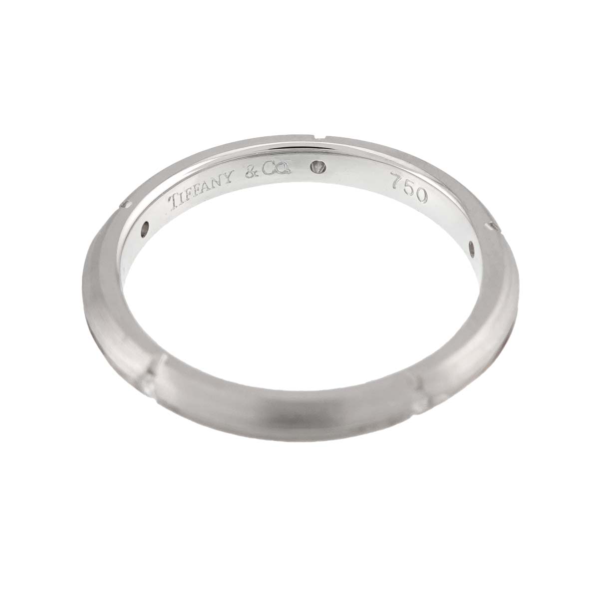 Streamerica Diamond Ring 18K White Gold Size4.75-5(US)