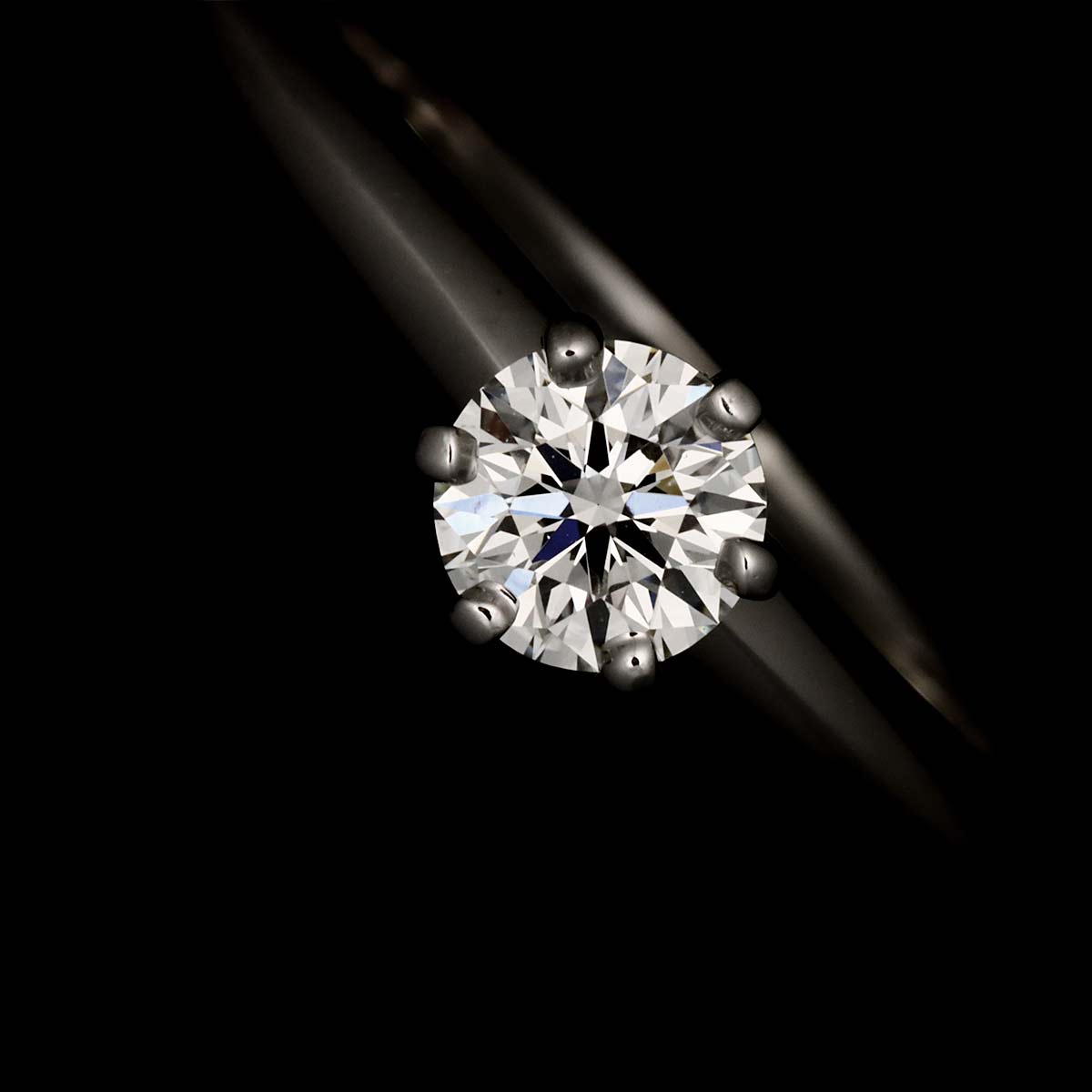 Diamond 0.32ct Ring Pt 4.75-5(US)