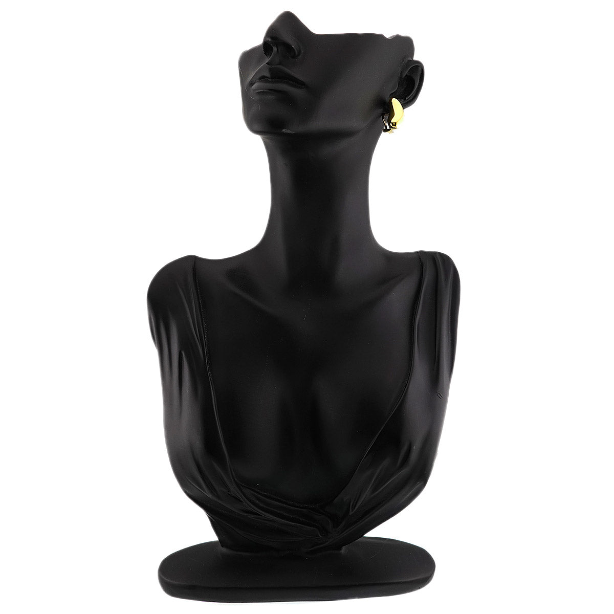 Teardrop Earrings Clip on 18K Yellow Gold 750