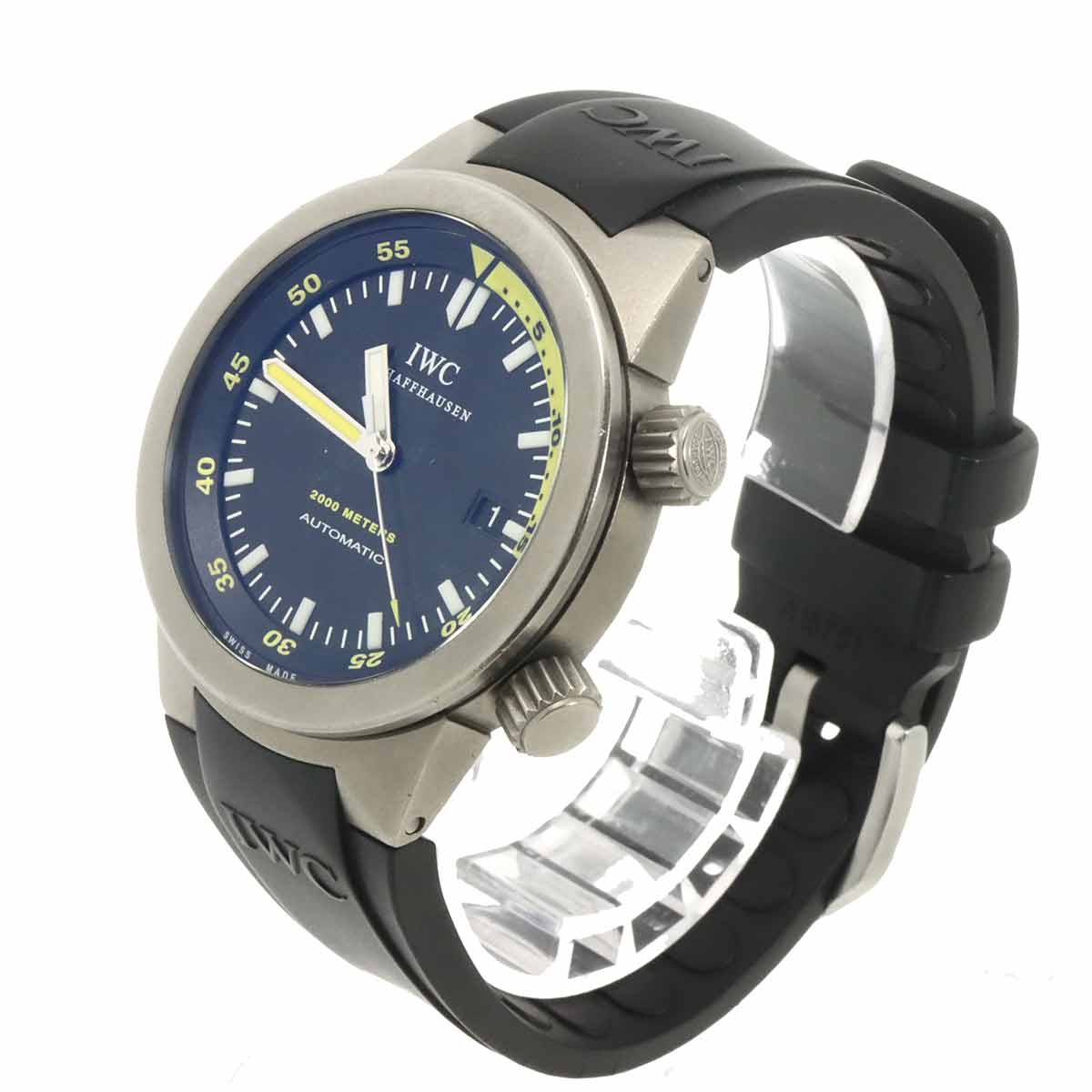 Aqua Timer 2000 IW353804 Automatic Black Dial Mens Watch