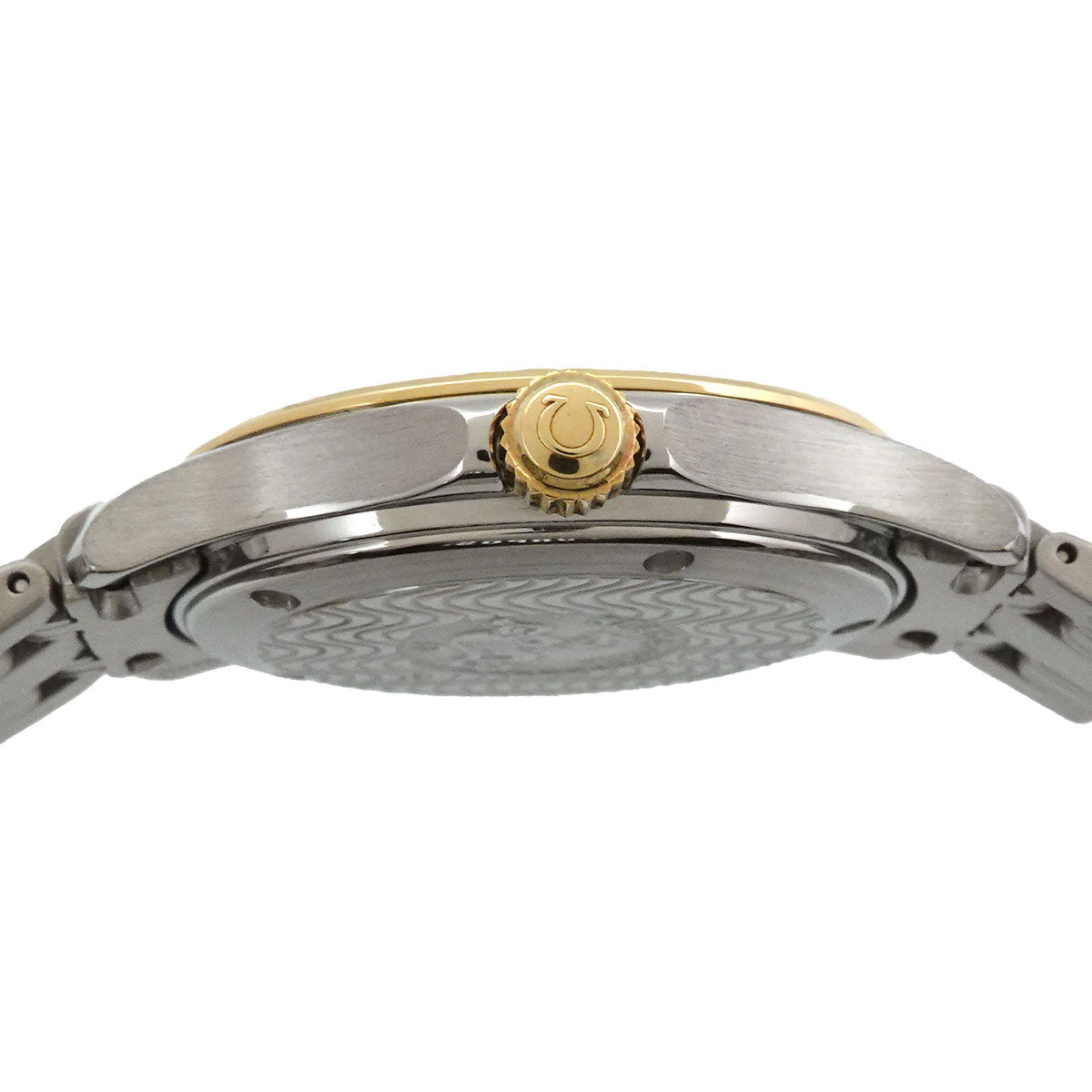 Seamaster 120 2311.10 Date YG Quartz Gold Dial Mens Watch