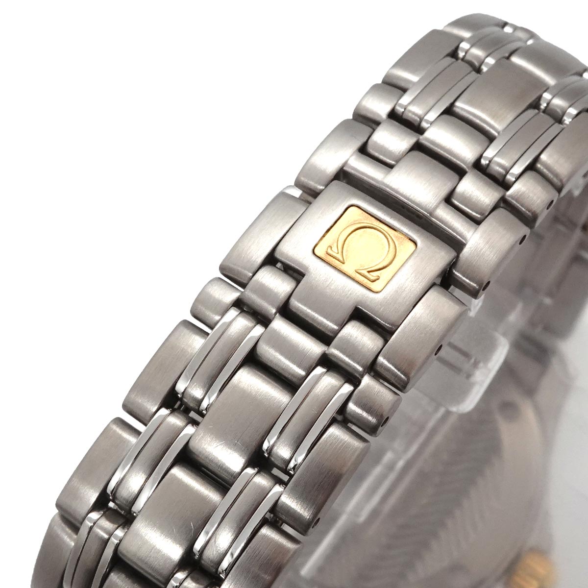 Seamaster 120 2311.10 Date YG Quartz Gold Dial Mens Watch