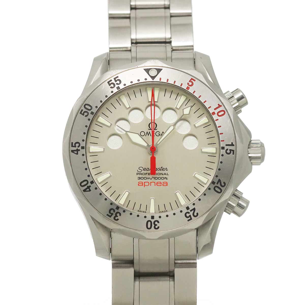 Seamaster apnea 2595 30 Automatic Silver Dial Mens Watch