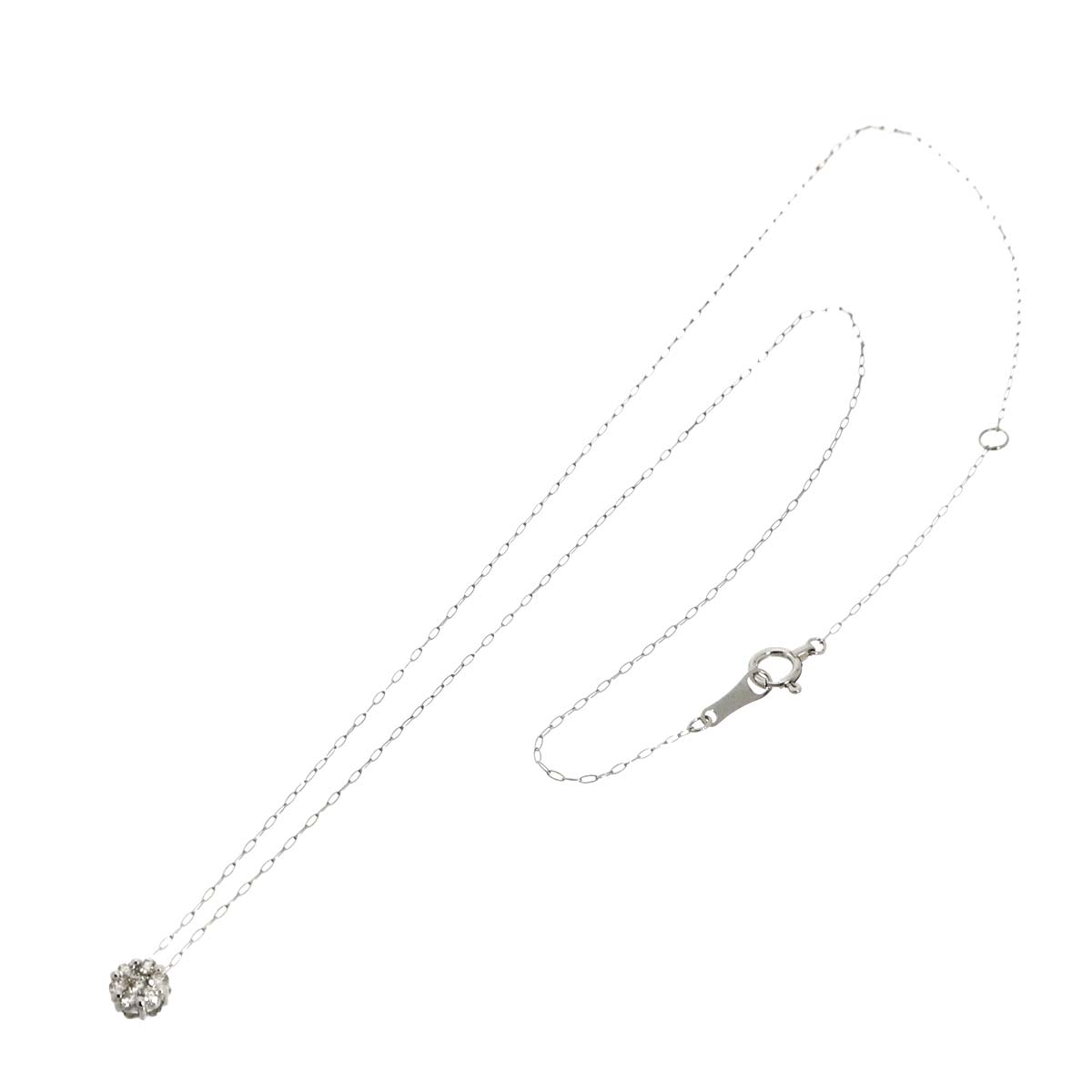 Diamond 0.15ct Necklace Pt Platinum