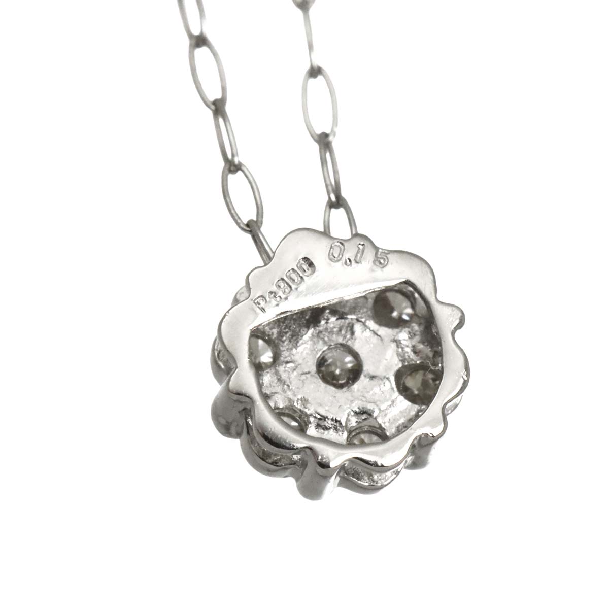Diamond 0.15ct Necklace Pt Platinum
