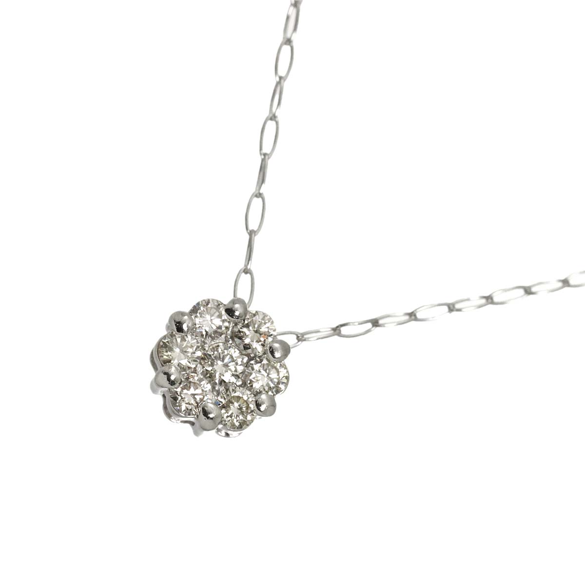 Diamond 0.15ct Necklace Pt Platinum