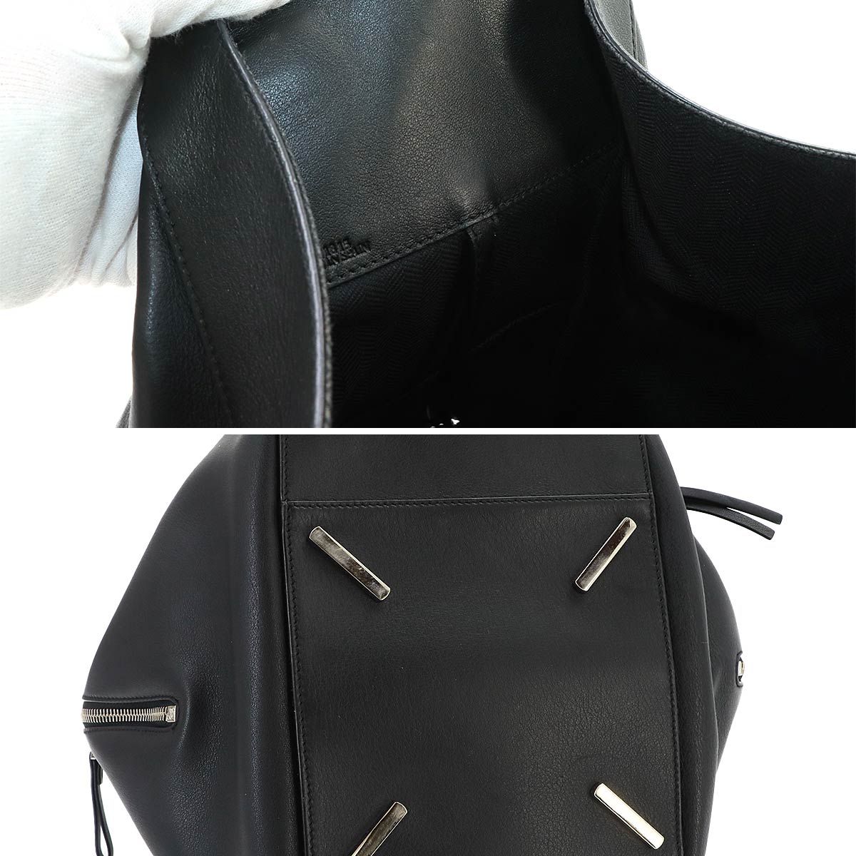 Hammock Medium 2way Hand Shoulder Bag Leather Black Purse
