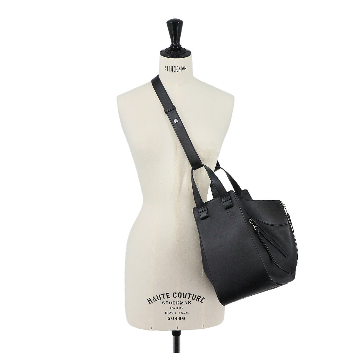 Hammock Medium 2way Hand Shoulder Bag Leather Black Purse