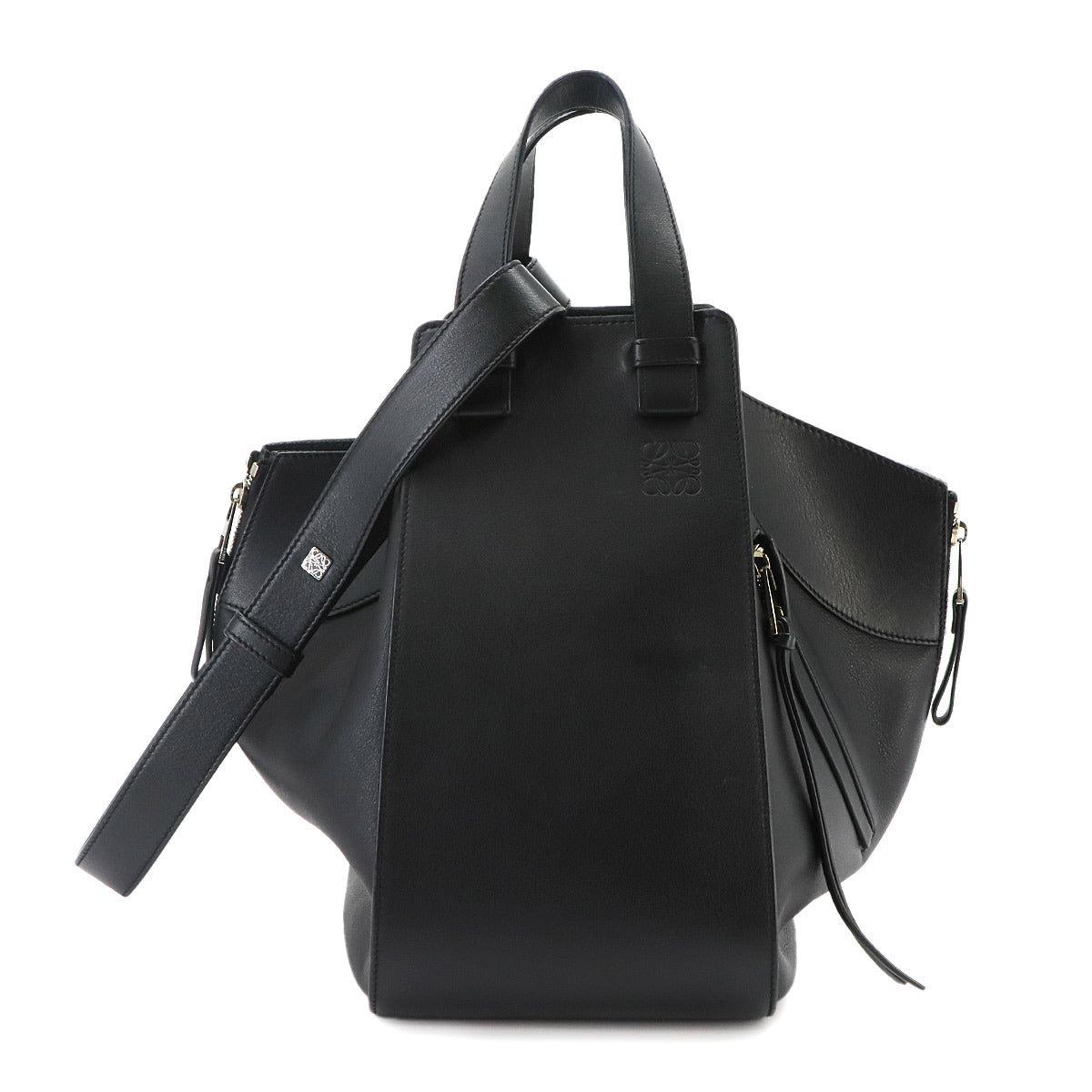 Hammock Medium 2way Hand Shoulder Bag Leather Black Purse