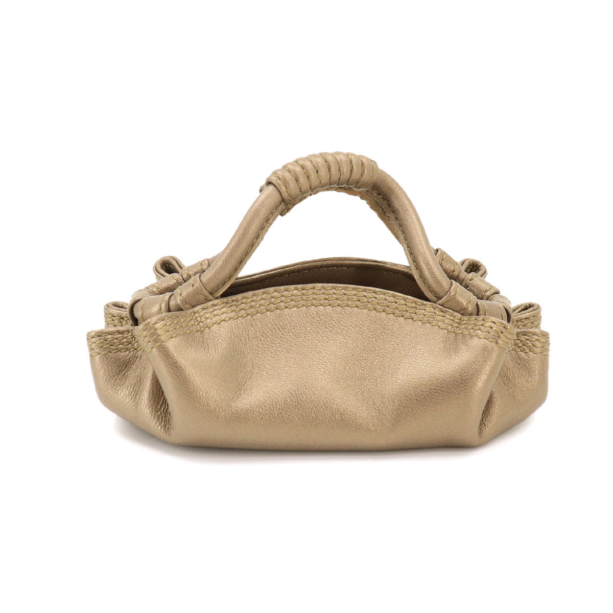 Anagram Coin Case Leather Bronze Nappa Aire Purse