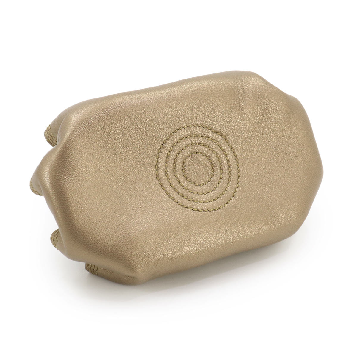 Anagram Coin Case Leather Bronze Nappa Aire Purse