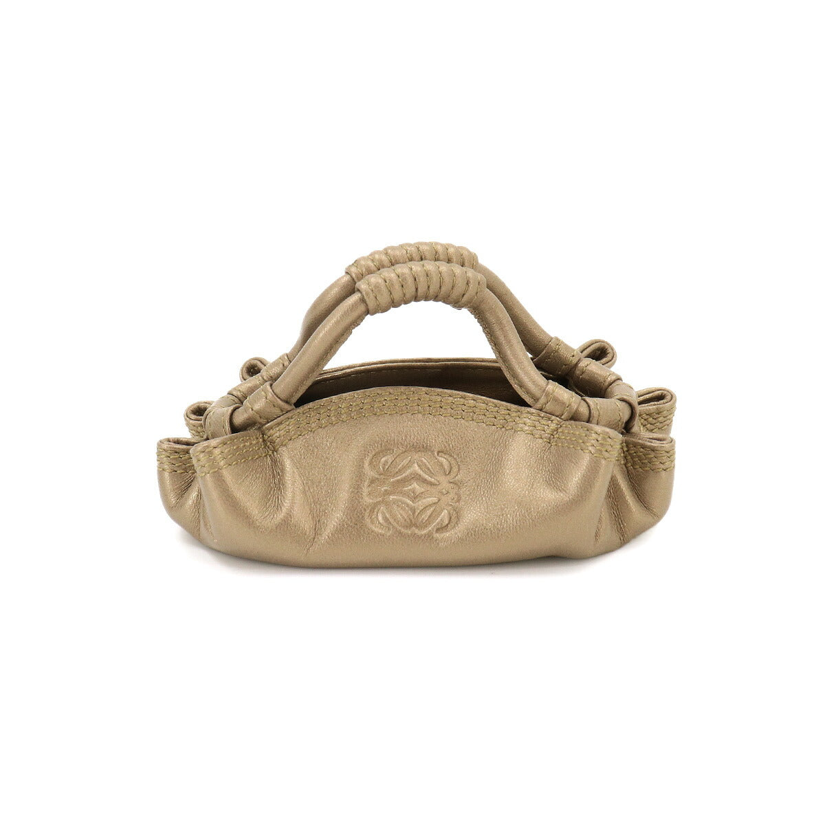 Anagram Coin Case Leather Bronze Nappa Aire Purse