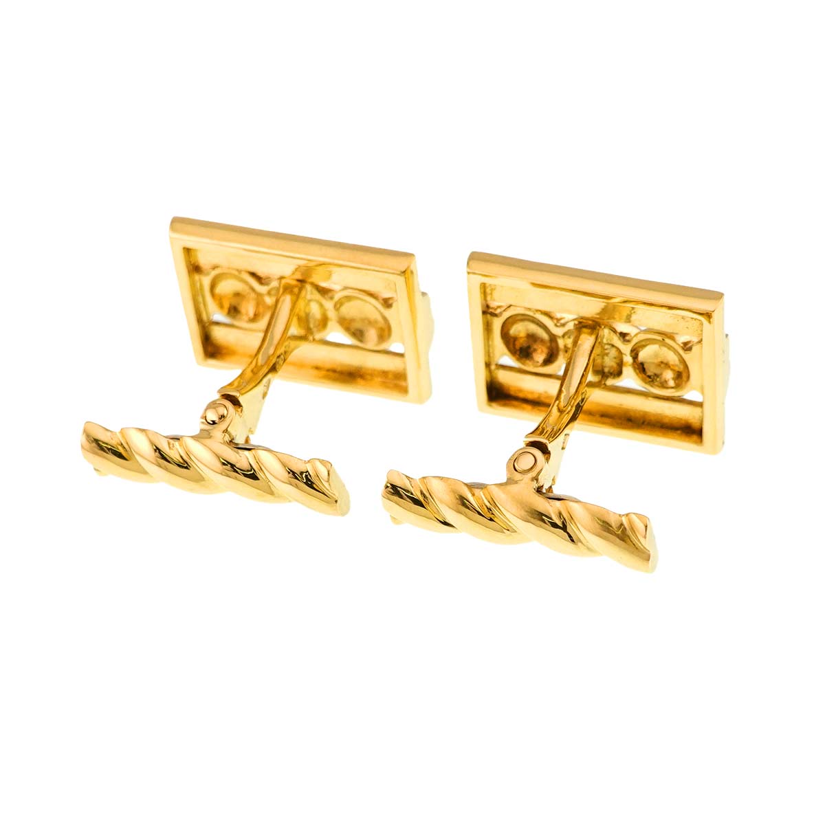 Cuff Links 18K YG 750
