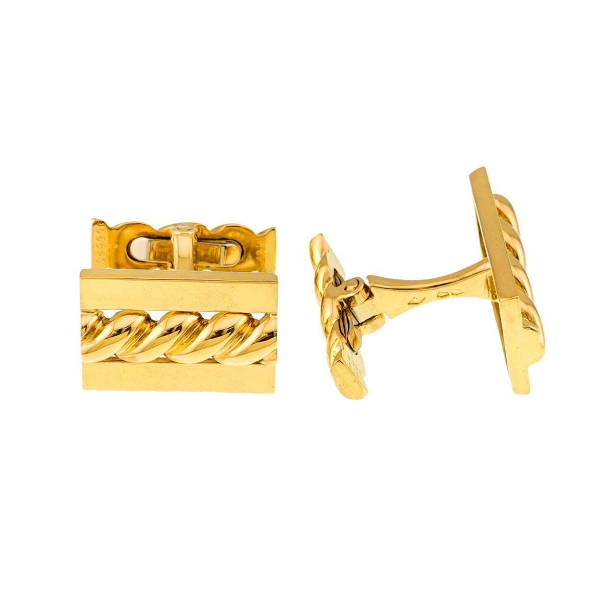 Cuff Links 18K YG 750
