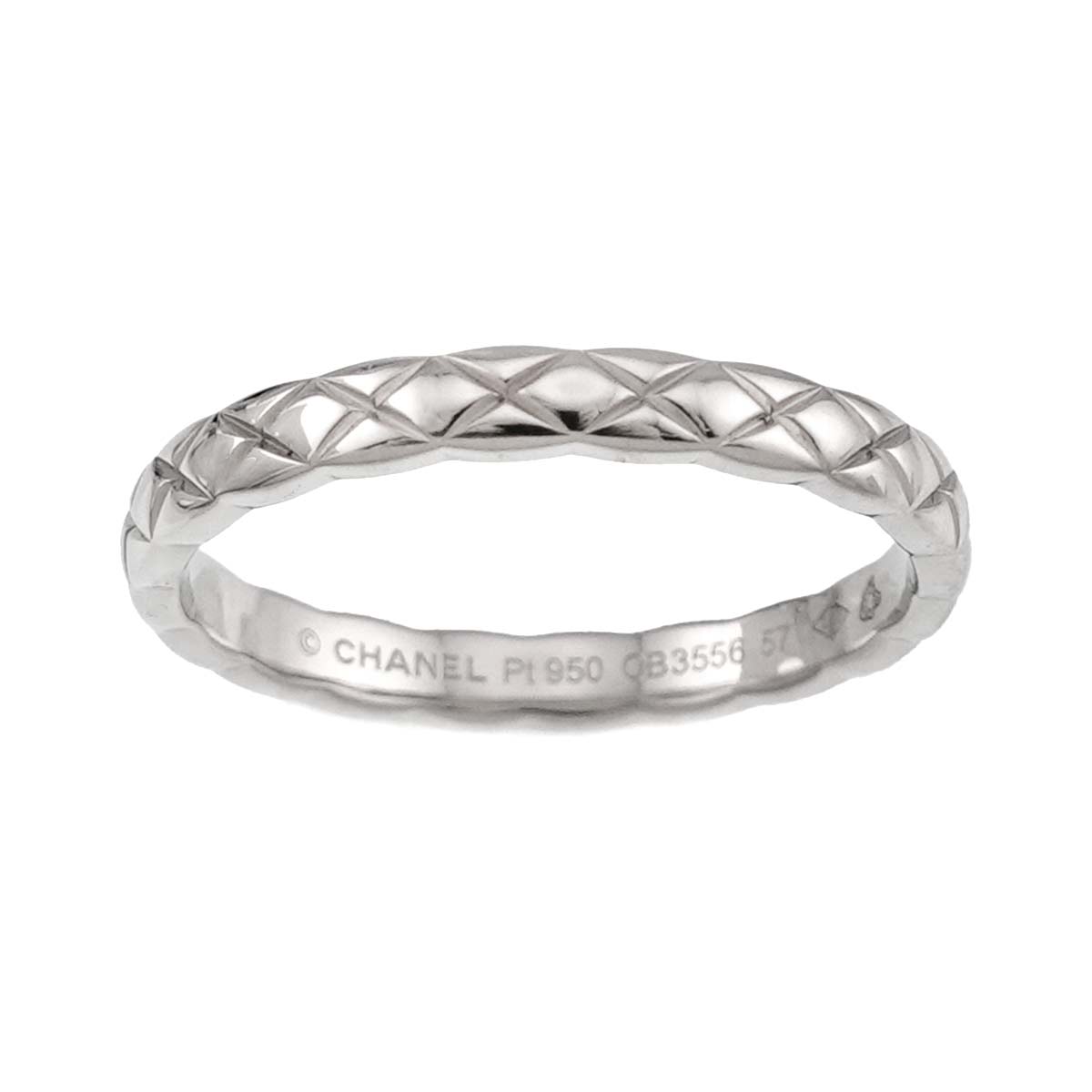 Coco Crush Ring SM Platinum size57 7.75-8(US)