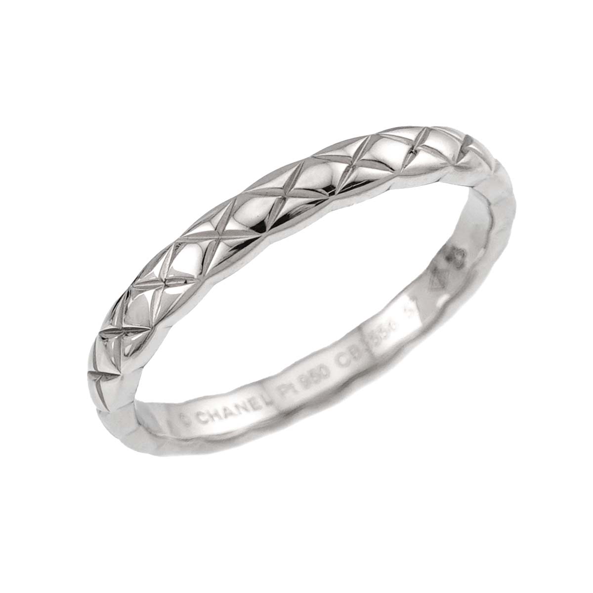 Coco Crush Ring SM Platinum size57 7.75-8(US)