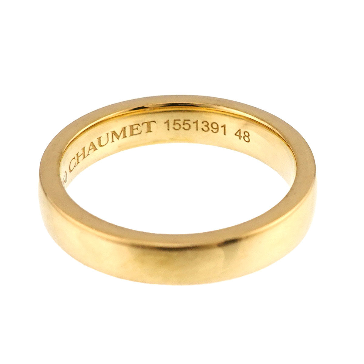 Diamond Ring 18K YG Size48 4.5(US)