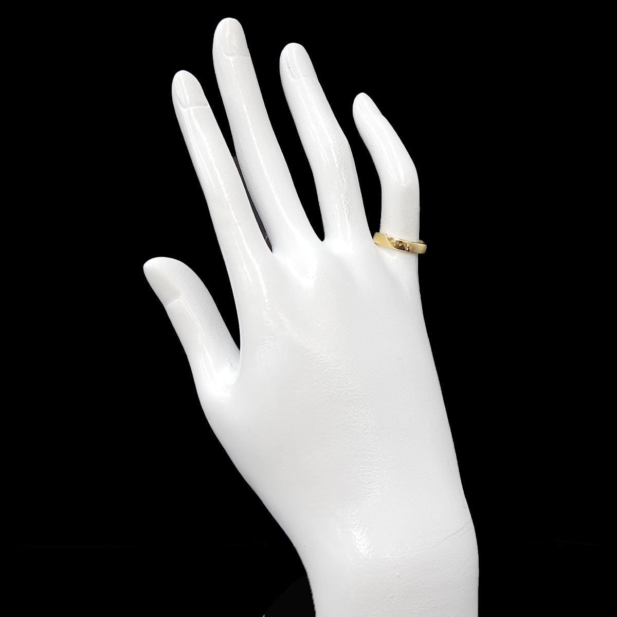 Diamond Ring 18K YG Size48 4.5(US)