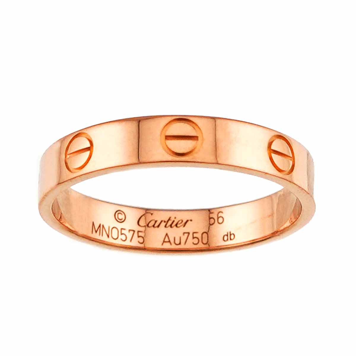 Mini Love Ring 18K Pink Gold 750 size56 7.25-7.5(US)