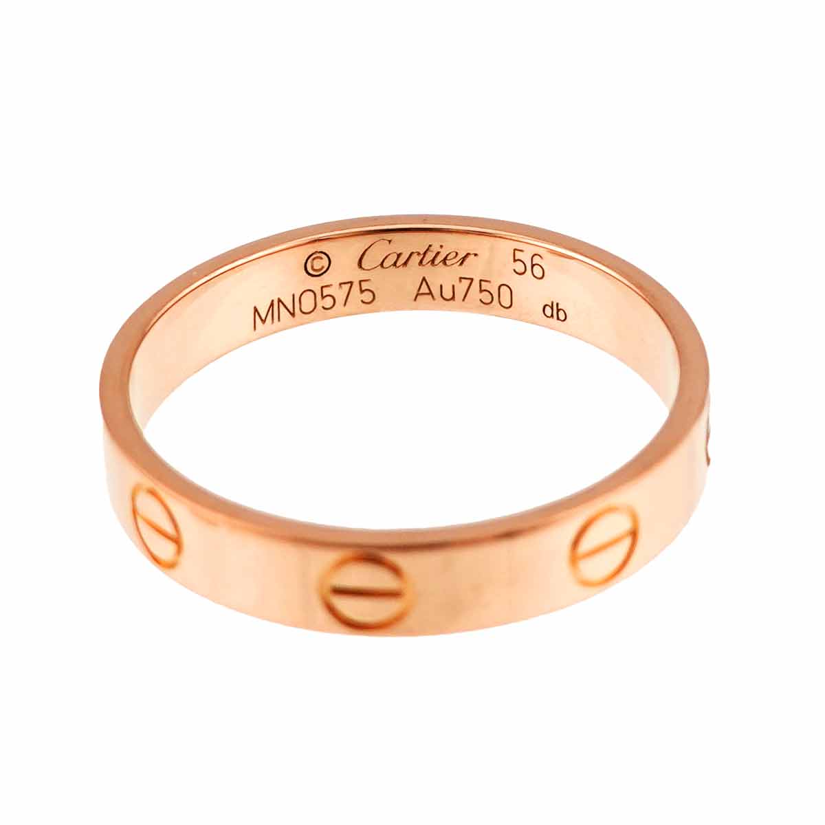 Mini Love Ring 18K Pink Gold 750 size56 7.25-7.5(US)