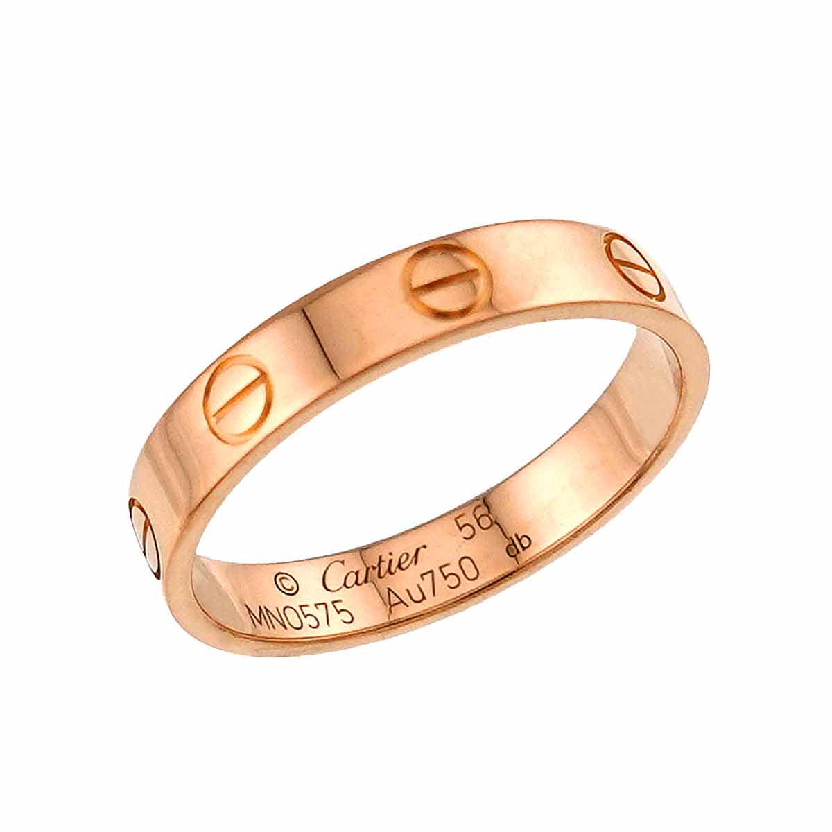 Mini Love Ring 18K Pink Gold 750 size56 7.25-7.5(US)