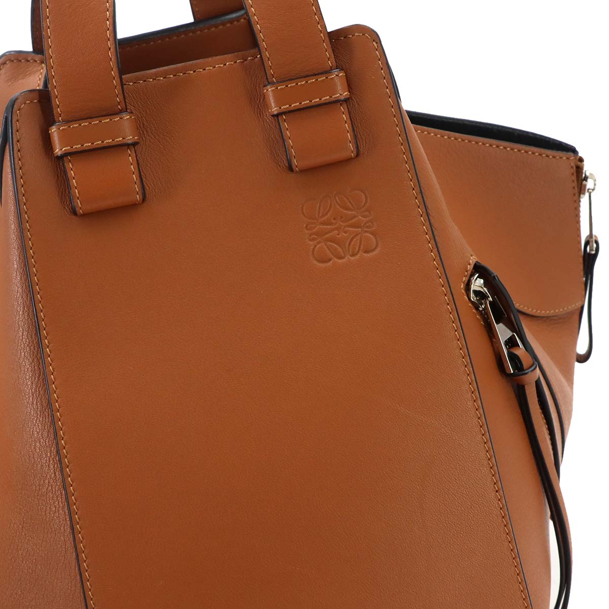 Hammock Medium 2way Hand Shoulder Bag Leather Brown
