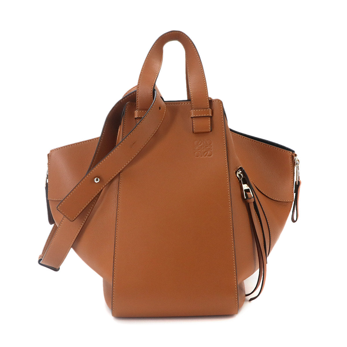 Hammock Medium 2way Hand Shoulder Bag Leather Brown