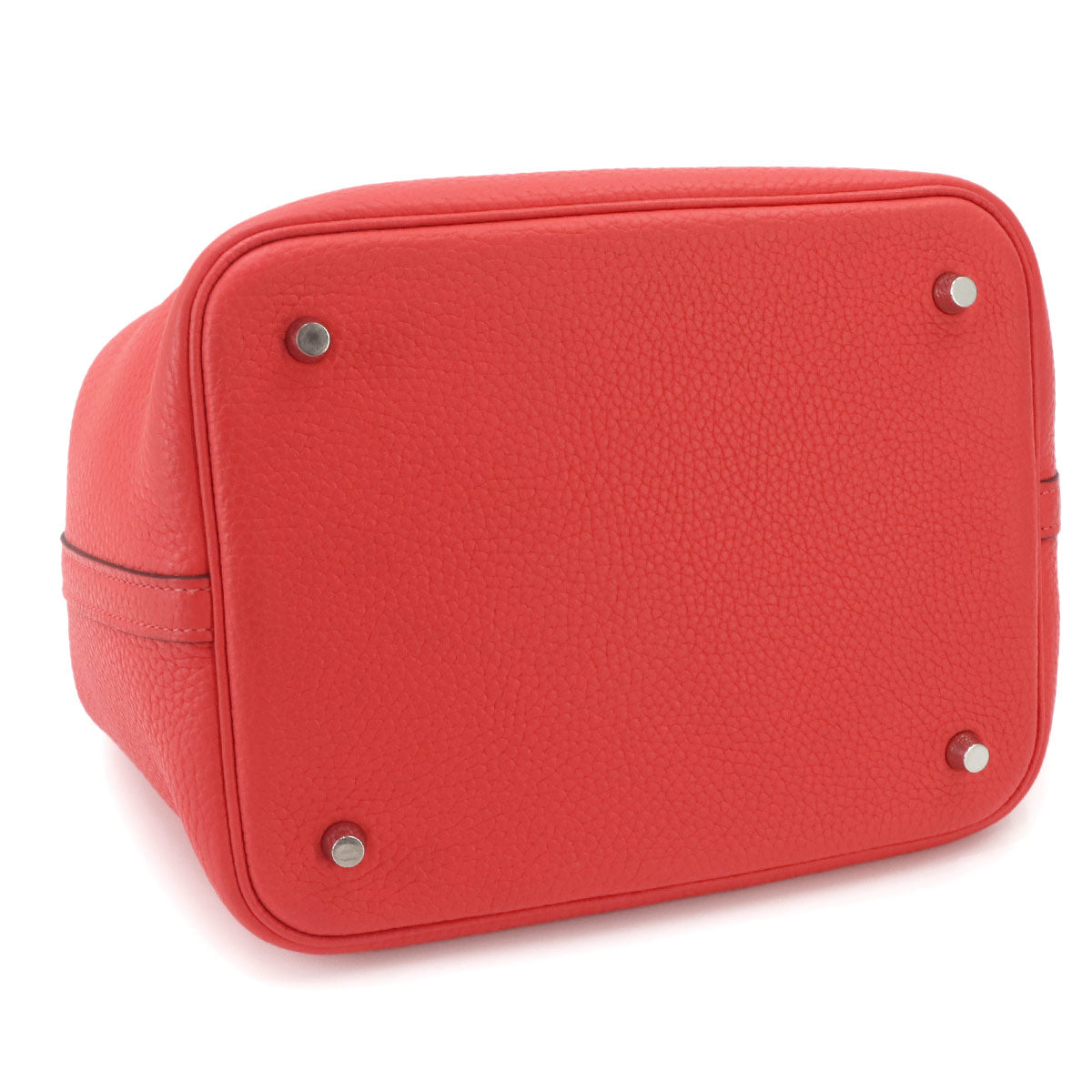 Picotin Lock MM Hand Bag Taurillon Clemence Rose Jaipur