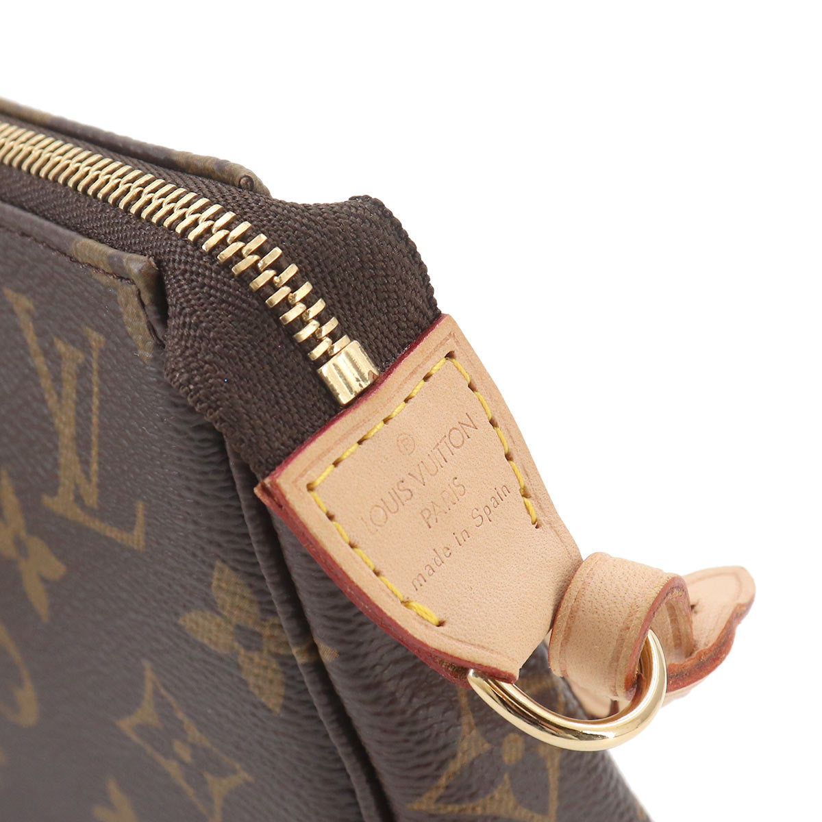 Monogram Pochette Accessoires Hand Bag Pouch Brown M51980