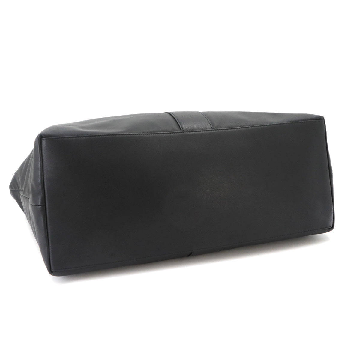 Y Large Tote Bag Leather Black 820672 Purse