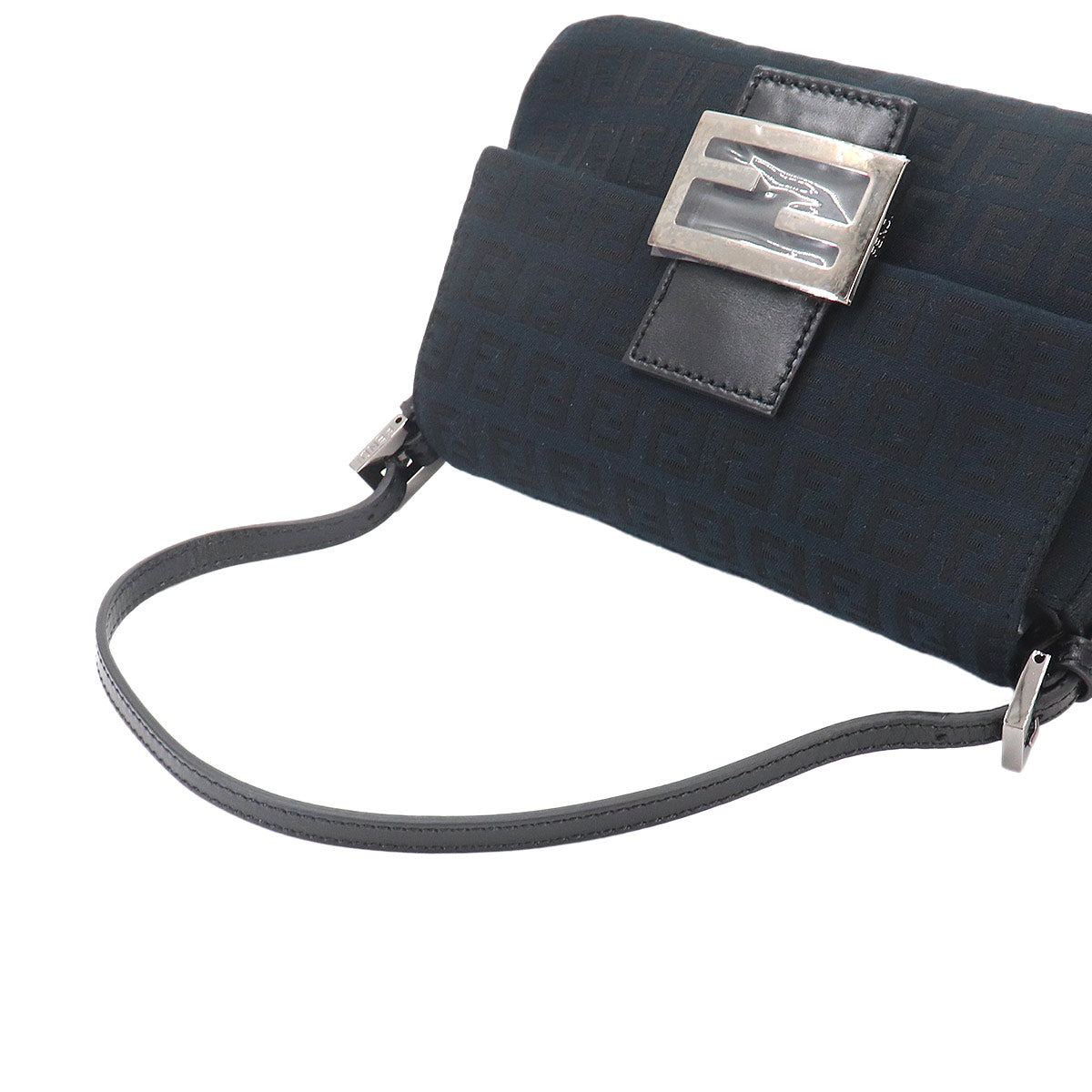 Zucchino Mini Mamma Baguette Shoulder Bag Canvas Black 8BR180