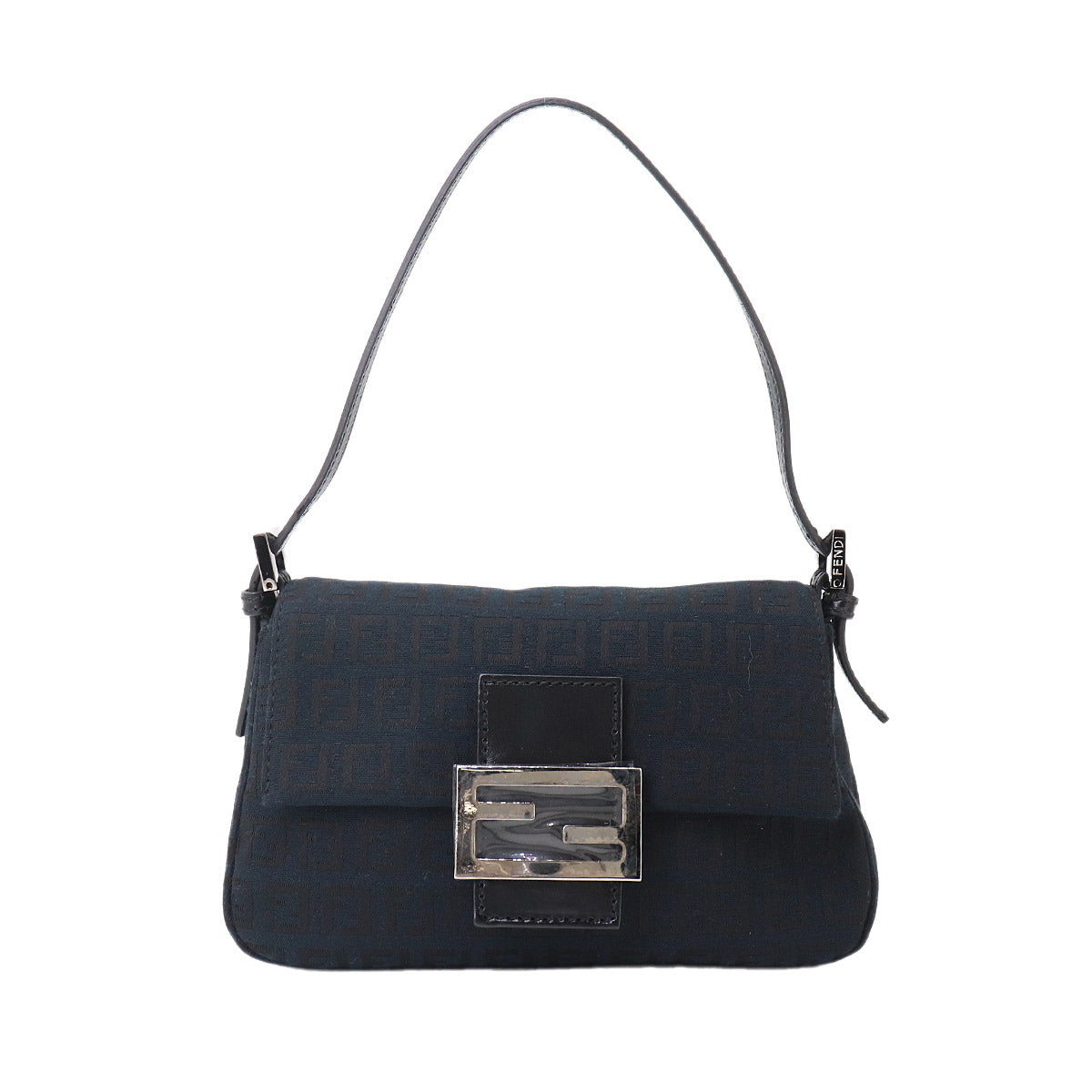 Zucchino Mini Mamma Baguette Shoulder Bag Canvas Black 8BR180
