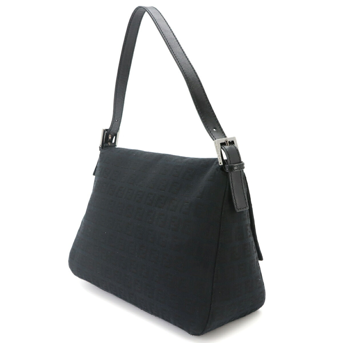 Zucchino Mamma Baguette Shoulder Bag Canvas Black 8BR001