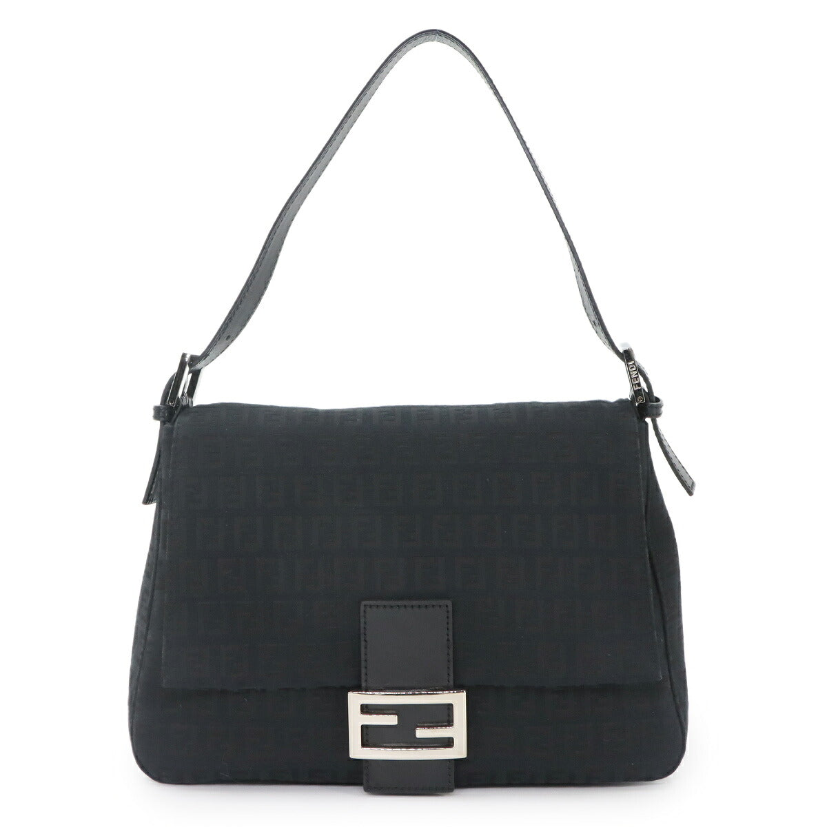 Zucchino Mamma Baguette Shoulder Bag Canvas Black 8BR001