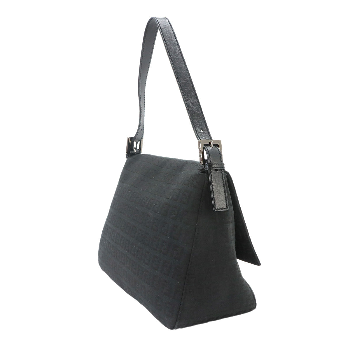 Zucchino Mamma Baguette Shoulder Bag Canvas Black 8BR001