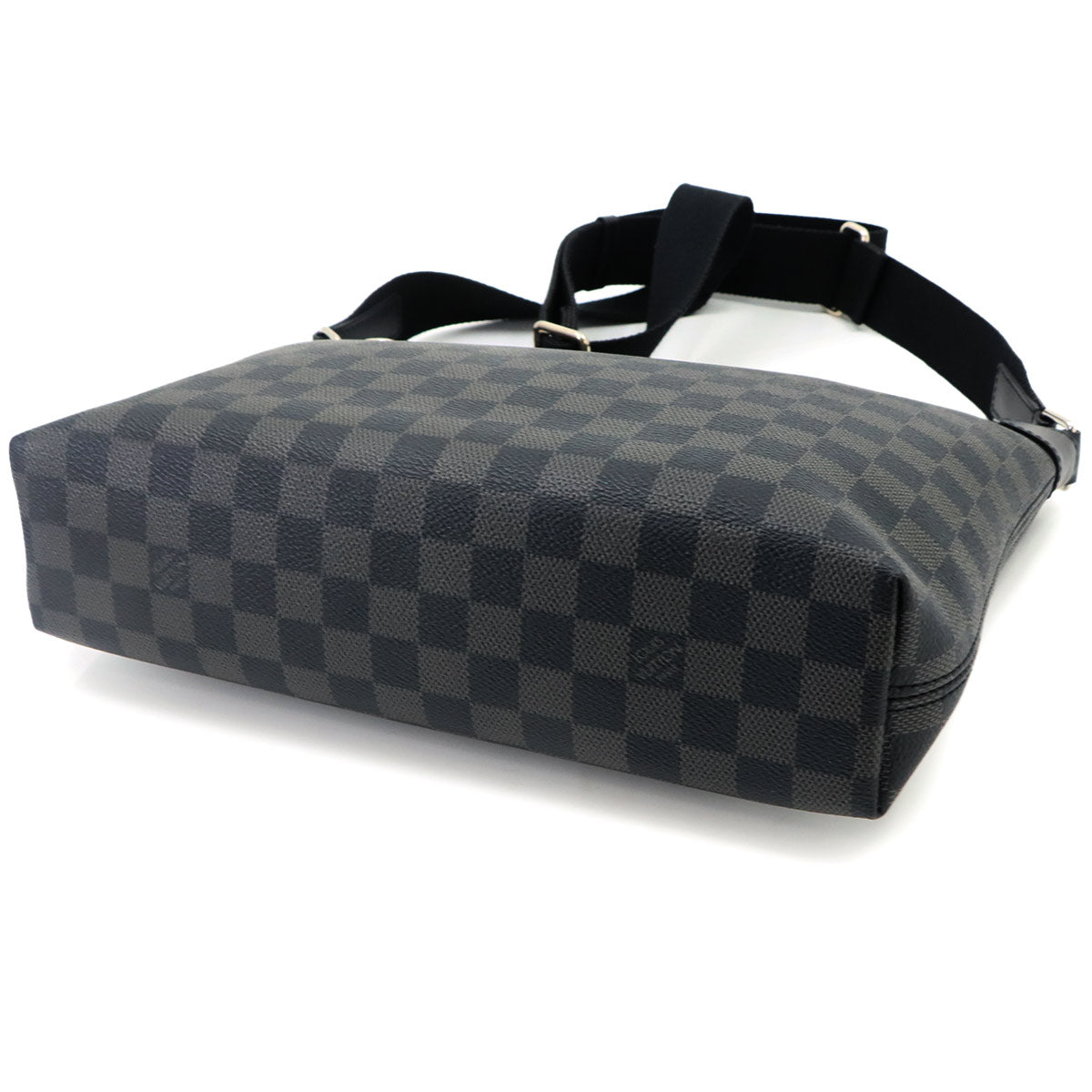 Damier Graphite Mick PM NM Shoulder Bag Black Grey N40003
