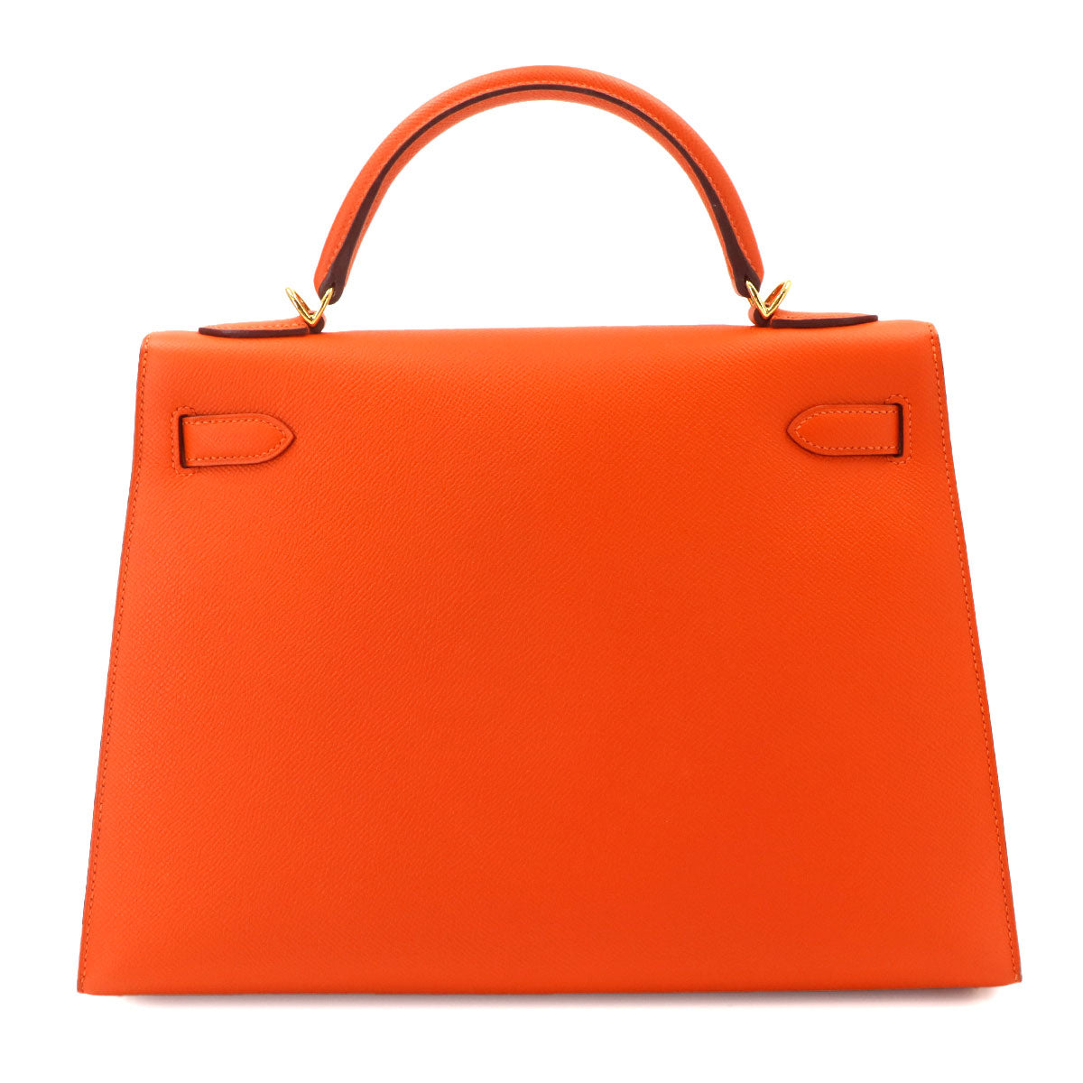 Kelly 32 Epsom Feu Orange 2way Hand Shouder Bag