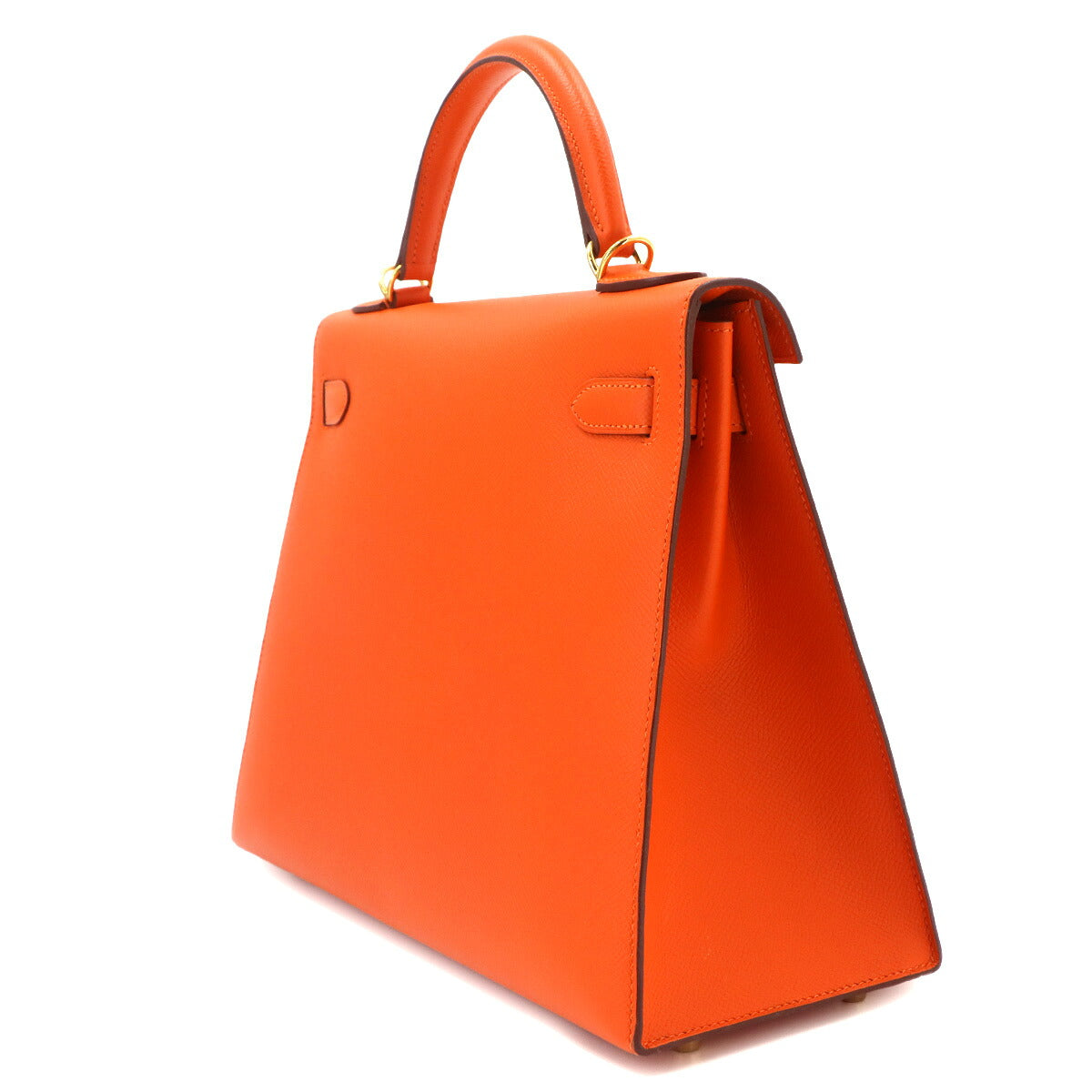 Kelly 32 Epsom Feu Orange 2way Hand Shouder Bag