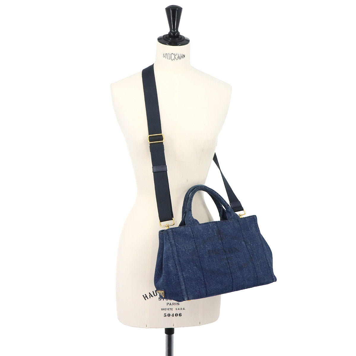 Canapa Mini 2way Hand bag Shoulder Bag Denim 1BG439