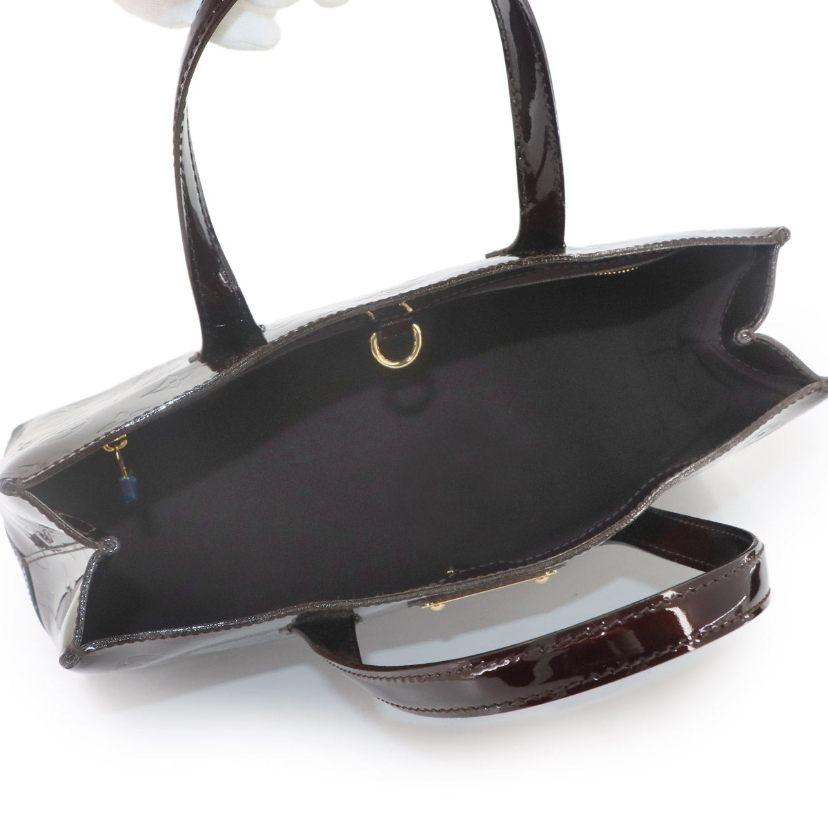 Monogram Vernis Wilshire PM Hand Bag Amarante M93641