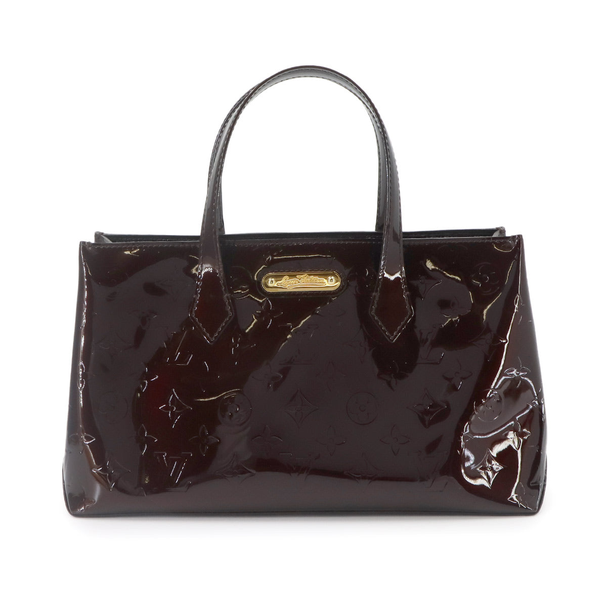 Monogram Vernis Wilshire PM Hand Bag Amarante M93641