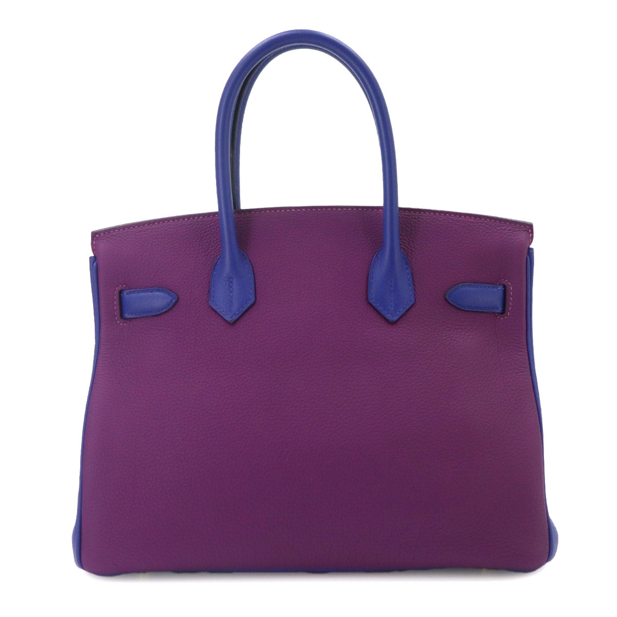 Birkin 30 Hand Bag Togo Anemone Blue Electrique Bicocor