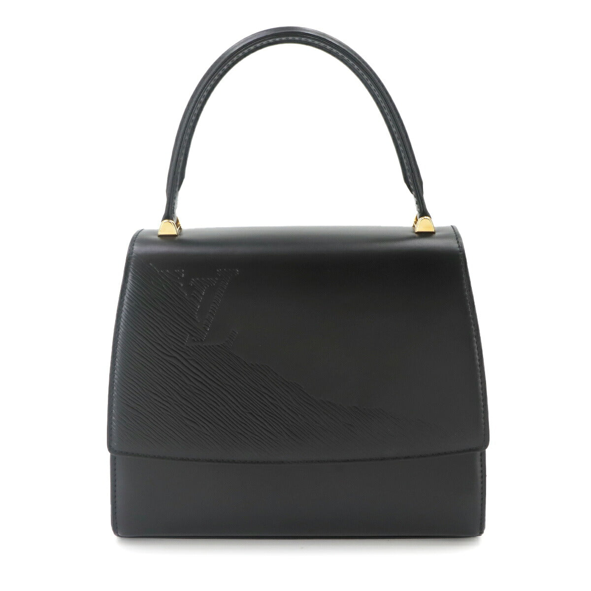 Egee Opera Athens Hand Bag Leather Noir M63902 Vintage